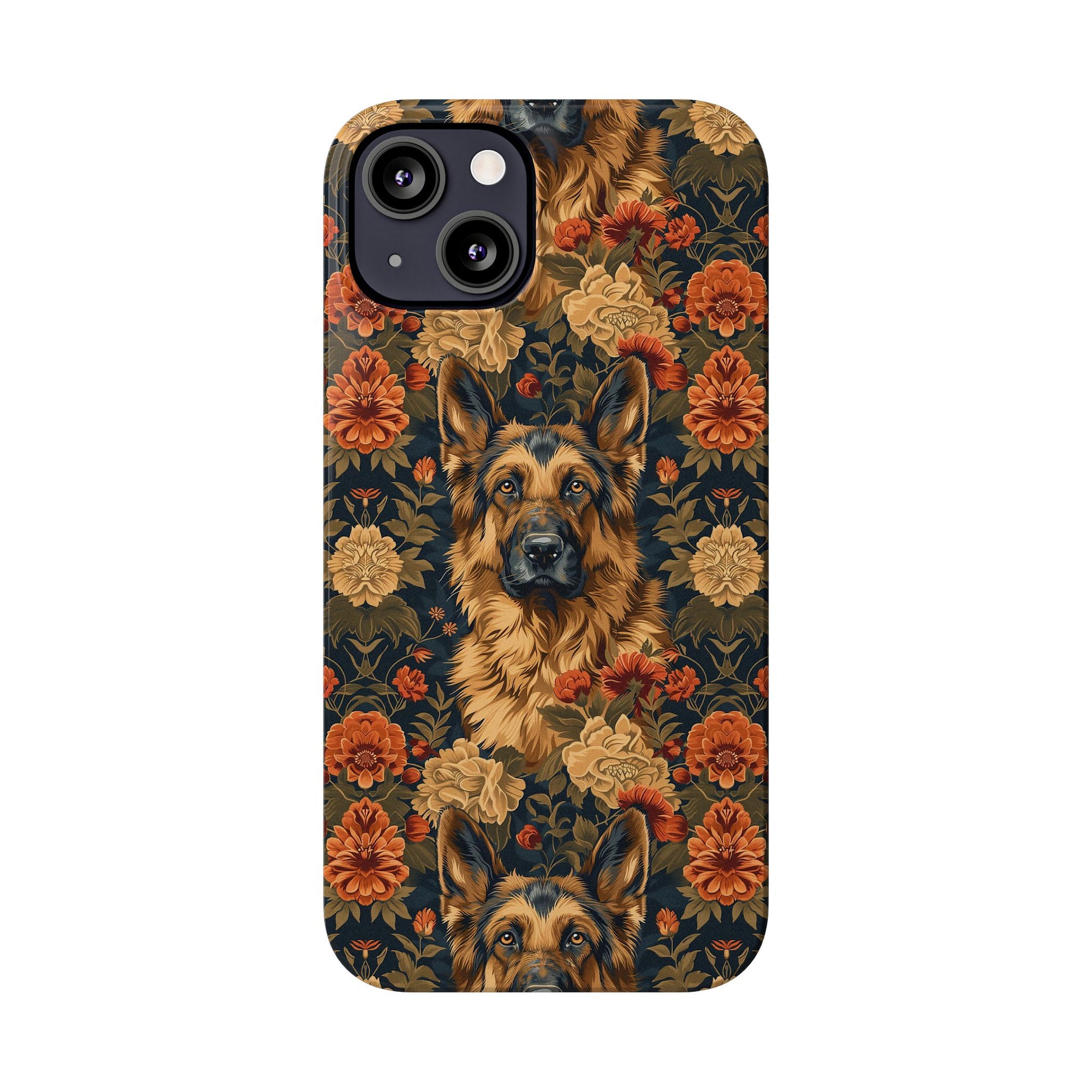 WhimsiWooly Shepherd Spritz Slim Phone Cases