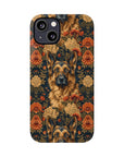 WhimsiWooly Shepherd Spritz Slim Phone Cases