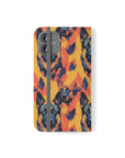 Impressionistic German Shepherds Flip Cases