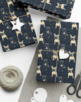 Frenchie Celestial Soar Gift Wrap Papers