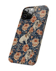 Blooming Bulldog Beauty Slim Phone Cases