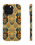 Royal Rottie Regalia Slim Phone Cases