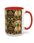 Royal Pawsitivity Labs Accent Coffee Mug