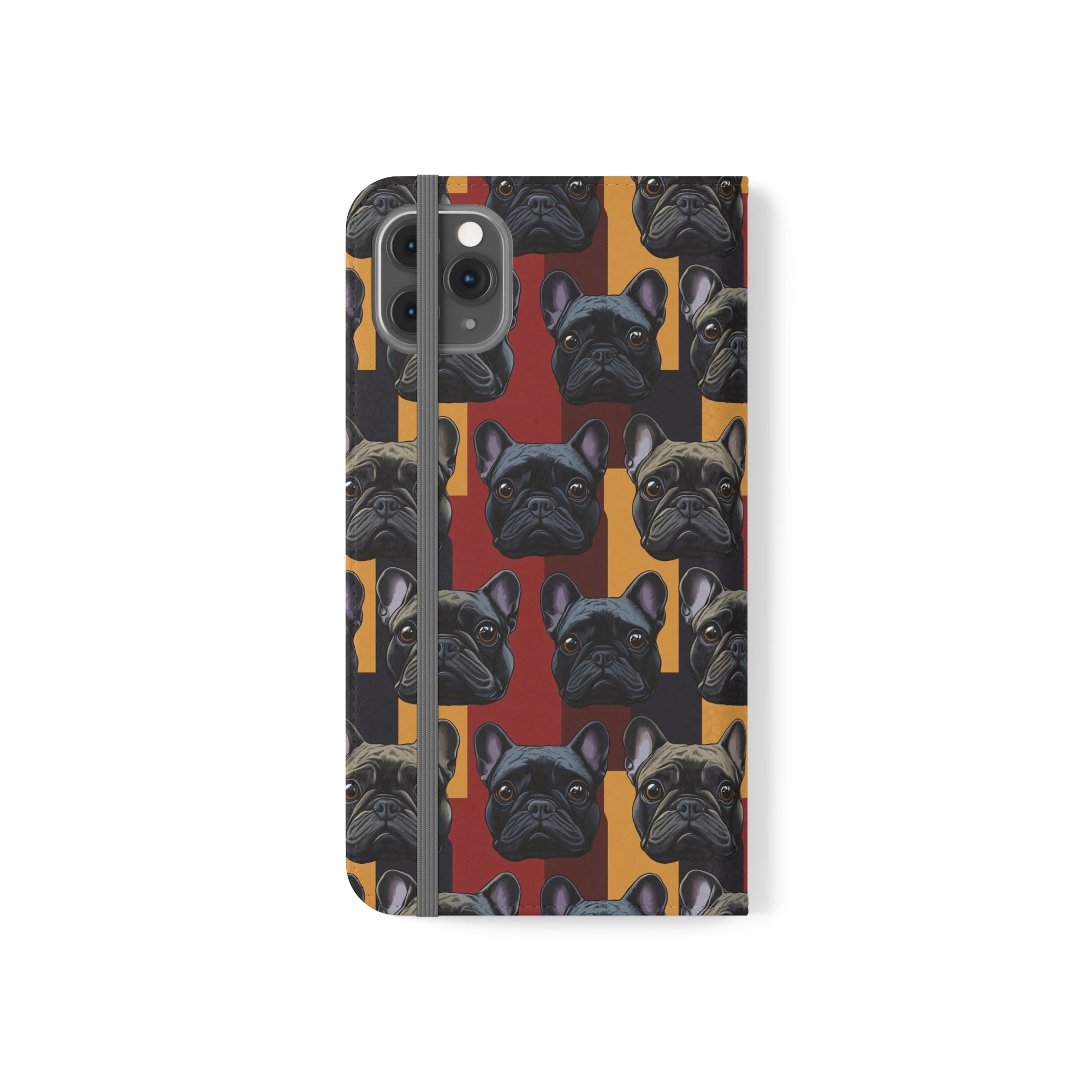 Chic Canine Checkmate - Frenchie Edition Flip Cases