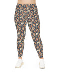 Blooming Bulldog Beauty Plus Size Leggings