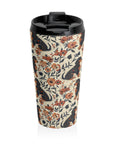 Blossoming Dachshunds Delight Stainless Steel Travel Mug