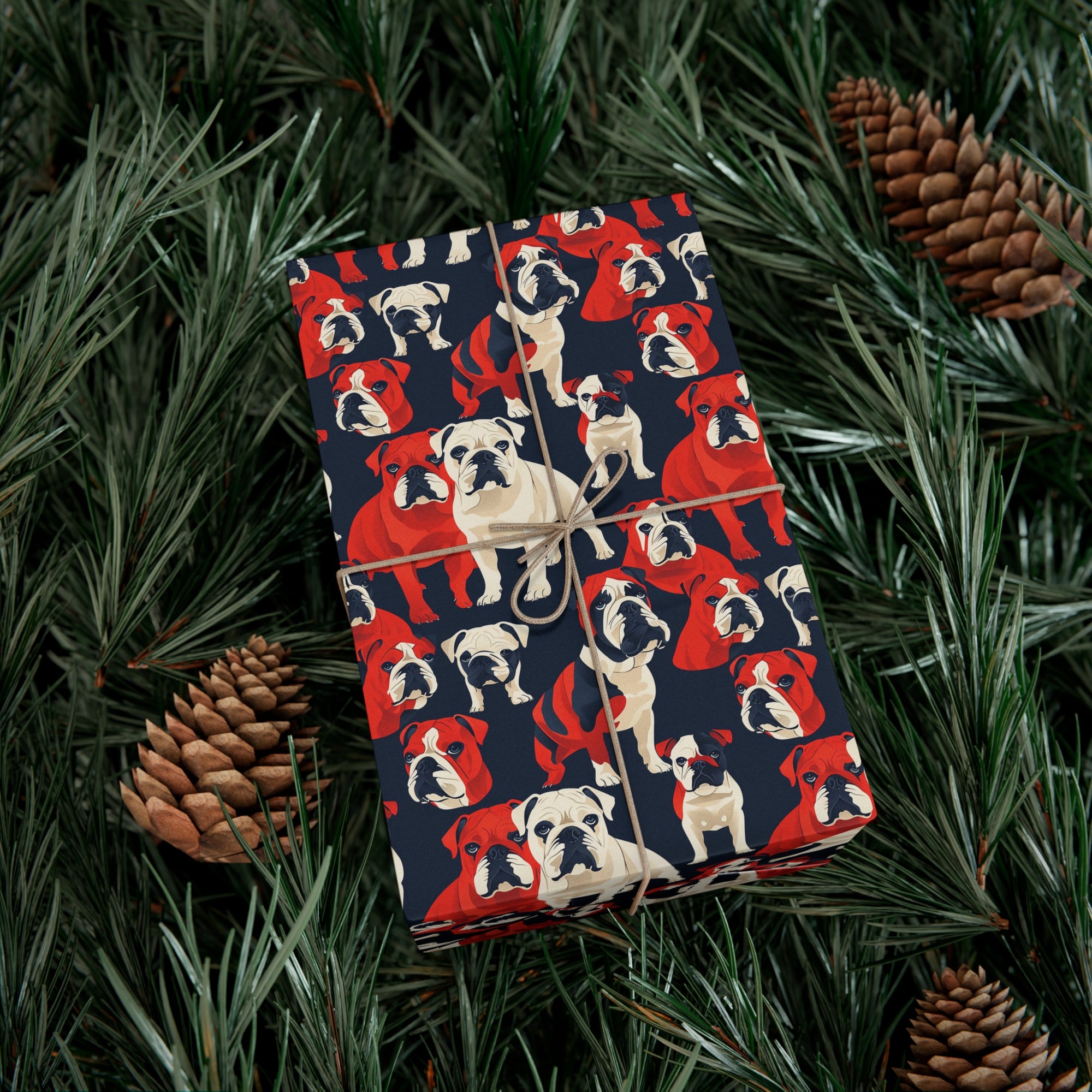 Bulldoggy Bliss Chomper Gift Wrap Papers