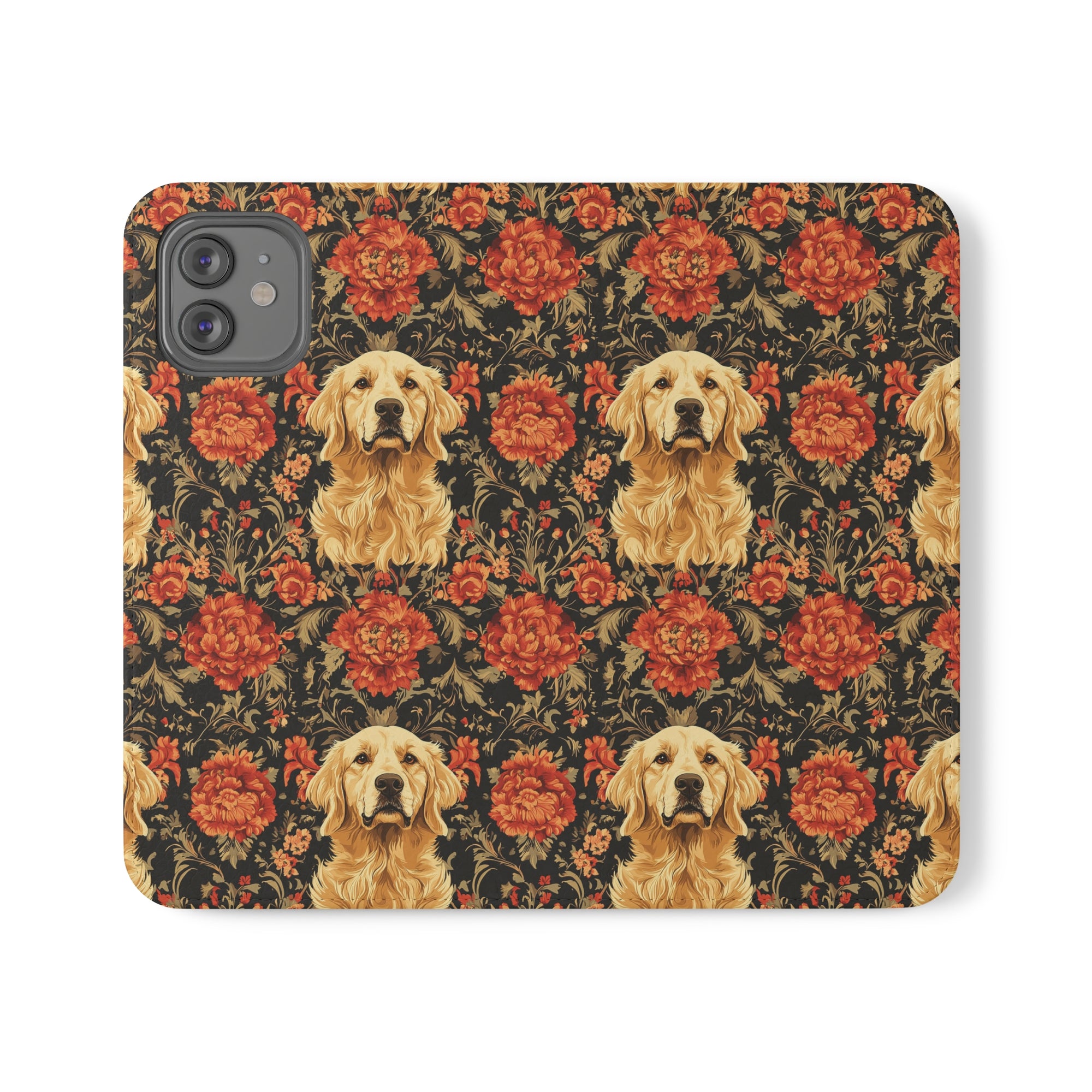 Golden Pawsatronic Tapestry Flip Cases