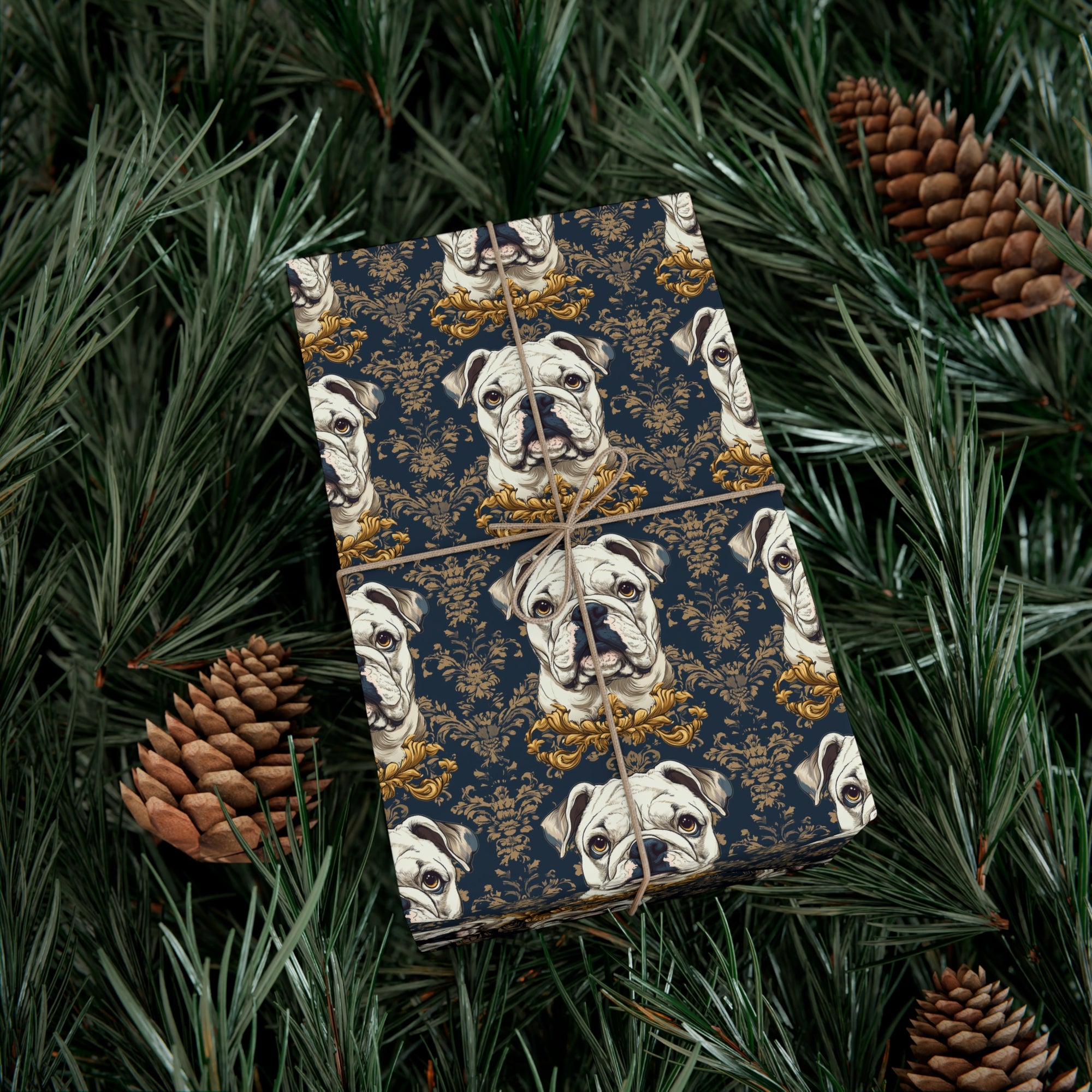 Wildwood Wanderlust Bulldog Gift Wrap Papers