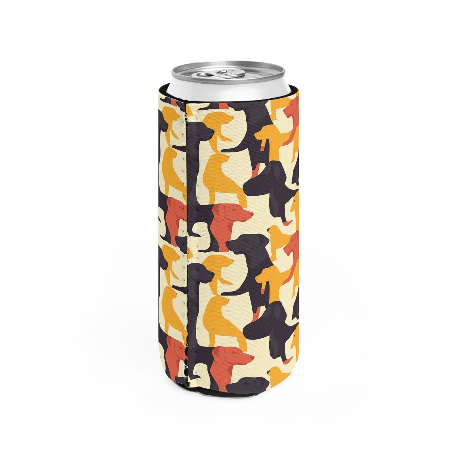 Modern Charm Labrador Chic Slim Can Cooler