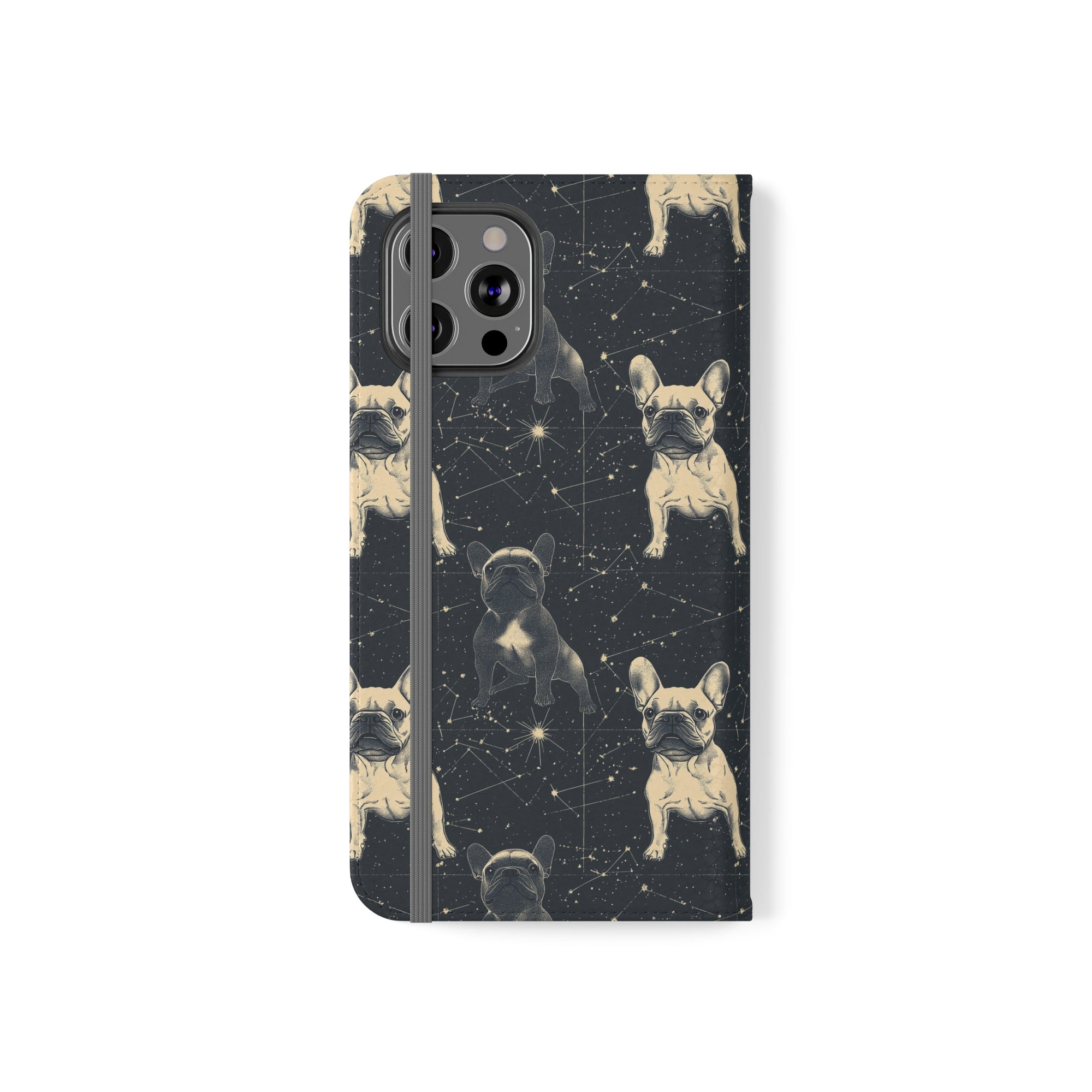 Frenchie Celestial Soar Flip Cases