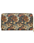 Beagle Blossoms Zipper Wallet