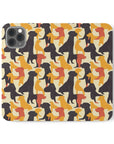 Modern Charm Labrador Chic Flip Cases