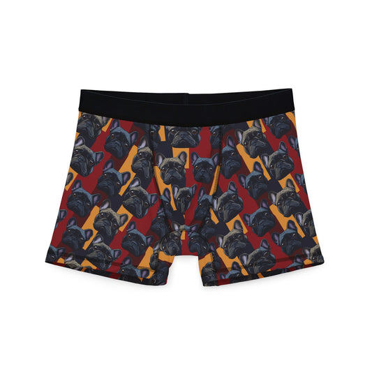 Chic Canine Checkmate - Frenchie Edition Men's Boxers