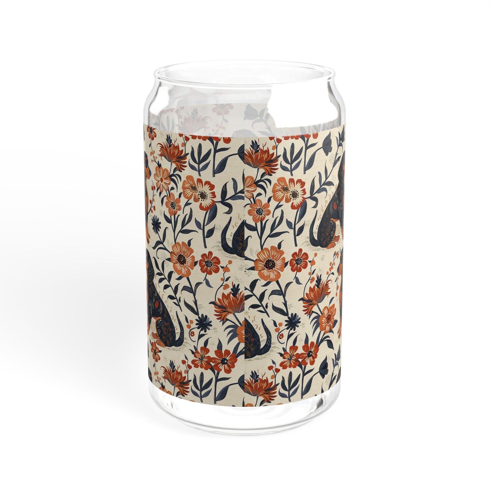 Blossoming Dachshunds Delight Sipper Glass