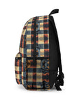 Pawsome Rottweiler Royalty Plaid Backpack