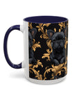 Regal Frenchie Noir Elegance Accent Coffee Mug