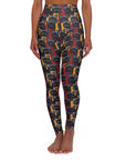 Chic Canine Checkmate - Frenchie Edition High Waisted Yoga Leggings