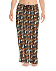 Beagle Glimmer Gaze Glamour Women's Pajama Pants