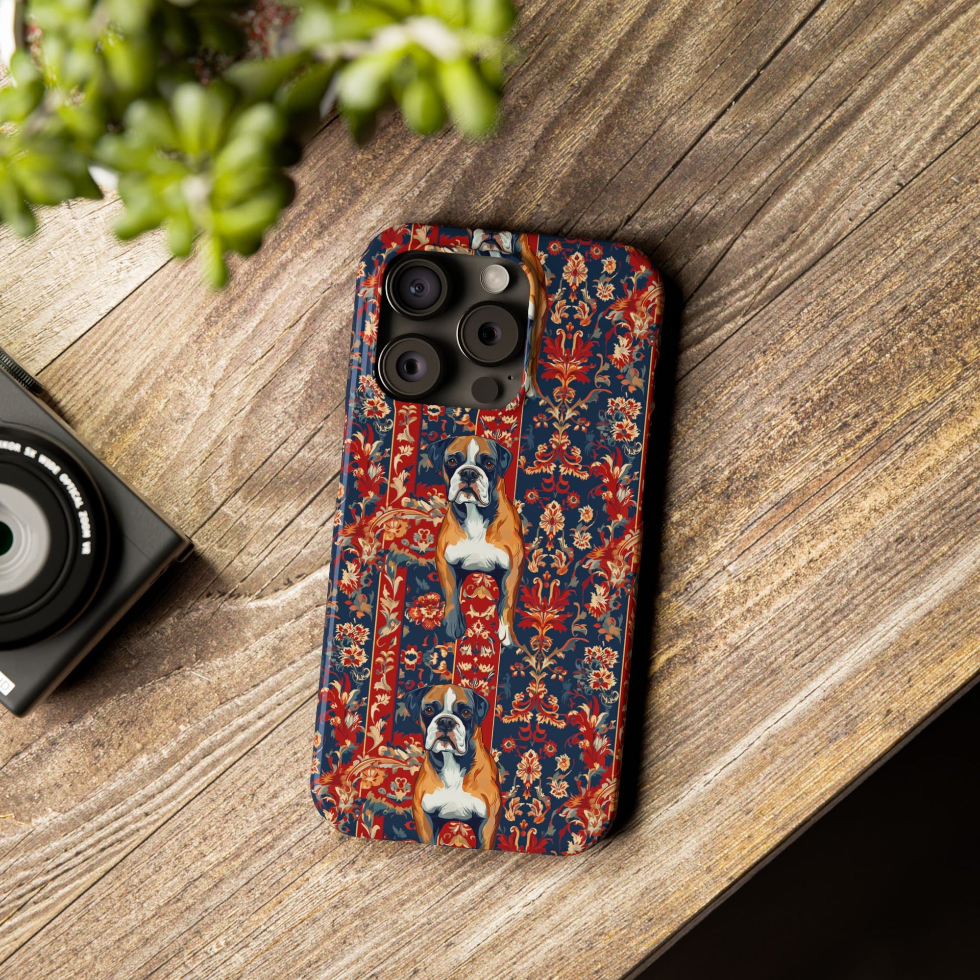 Boxer Blossom Tapestry Delight Slim Phone Cases