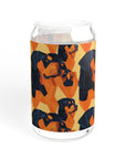 Rottweiler Chic Pawsitivity Sipper Glass