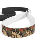 Blooming Pug Paradise Leash