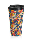 Bloom Pup Frenchietastic Splatter Stainless Steel Travel Mug