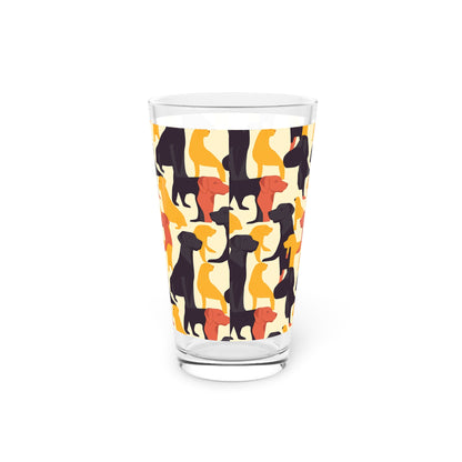 Modern Charm Labrador Chic Pint Glass