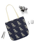 Celestial Boxer Bliss Canvas Tote Bag