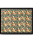 Blooming Goldie Glam Matte Canvas, Framed