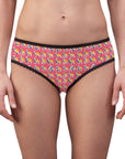 Bubblegum Glamour Bulldog Bouquet Women's Briefs