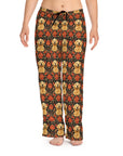 Golden Pawsatronic Tapestry Women's Pajama Pants