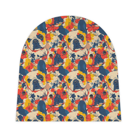 Bloom Pup Frenchietastic Splatter Baby Beanie