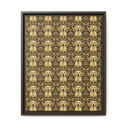 Royal Pawsitivity Labs Matte Canvas, Framed