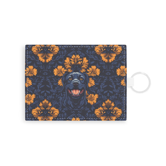 Royal Rottweiler Regalia Leather Card Holder