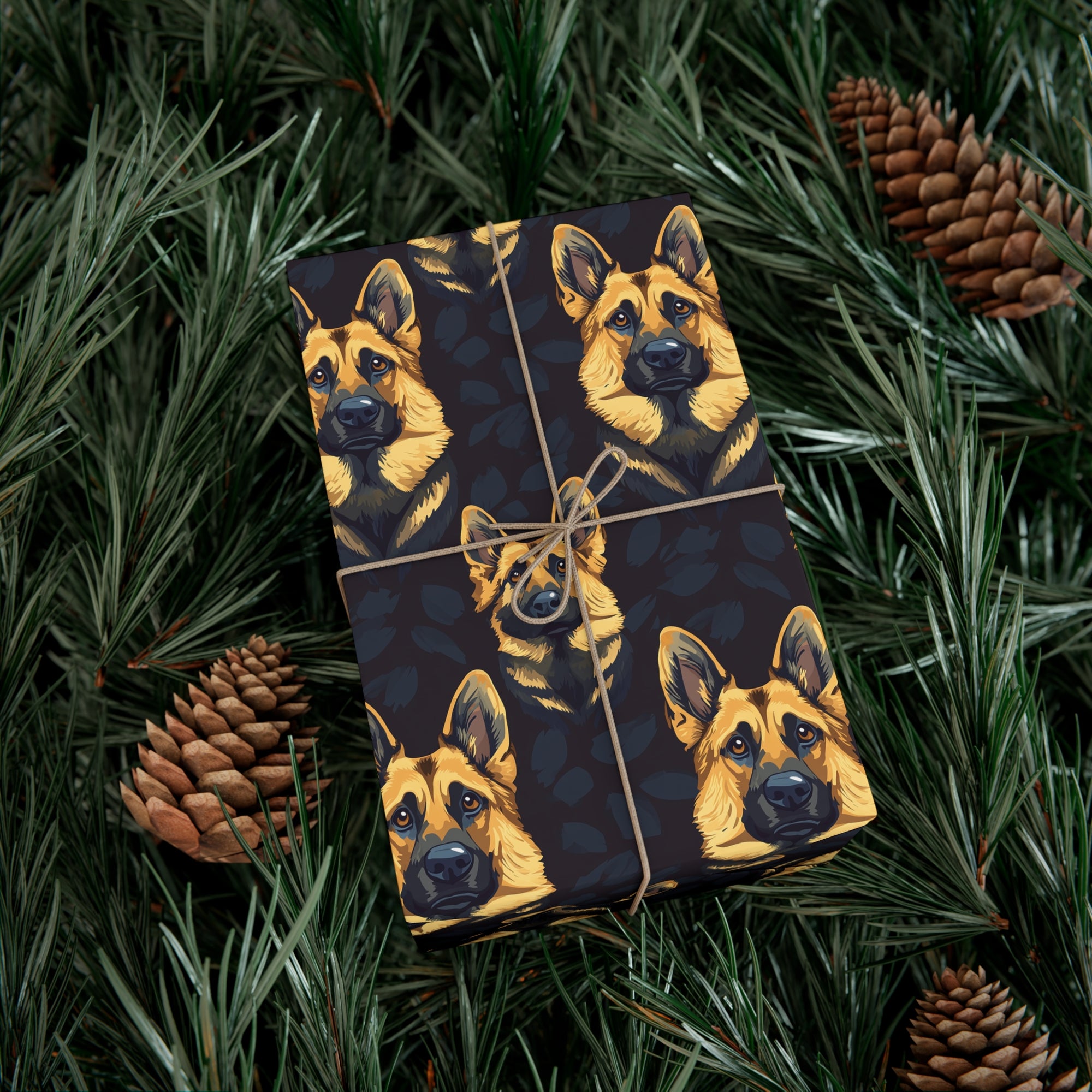 Majestic Hound Couture: German Shepherd LuxeBlend Gift Wrap Papers