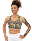 Corgi Carnival Couture Seamless Sports Bra