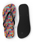 Rustic Charm Labrador Chic Flip Flops