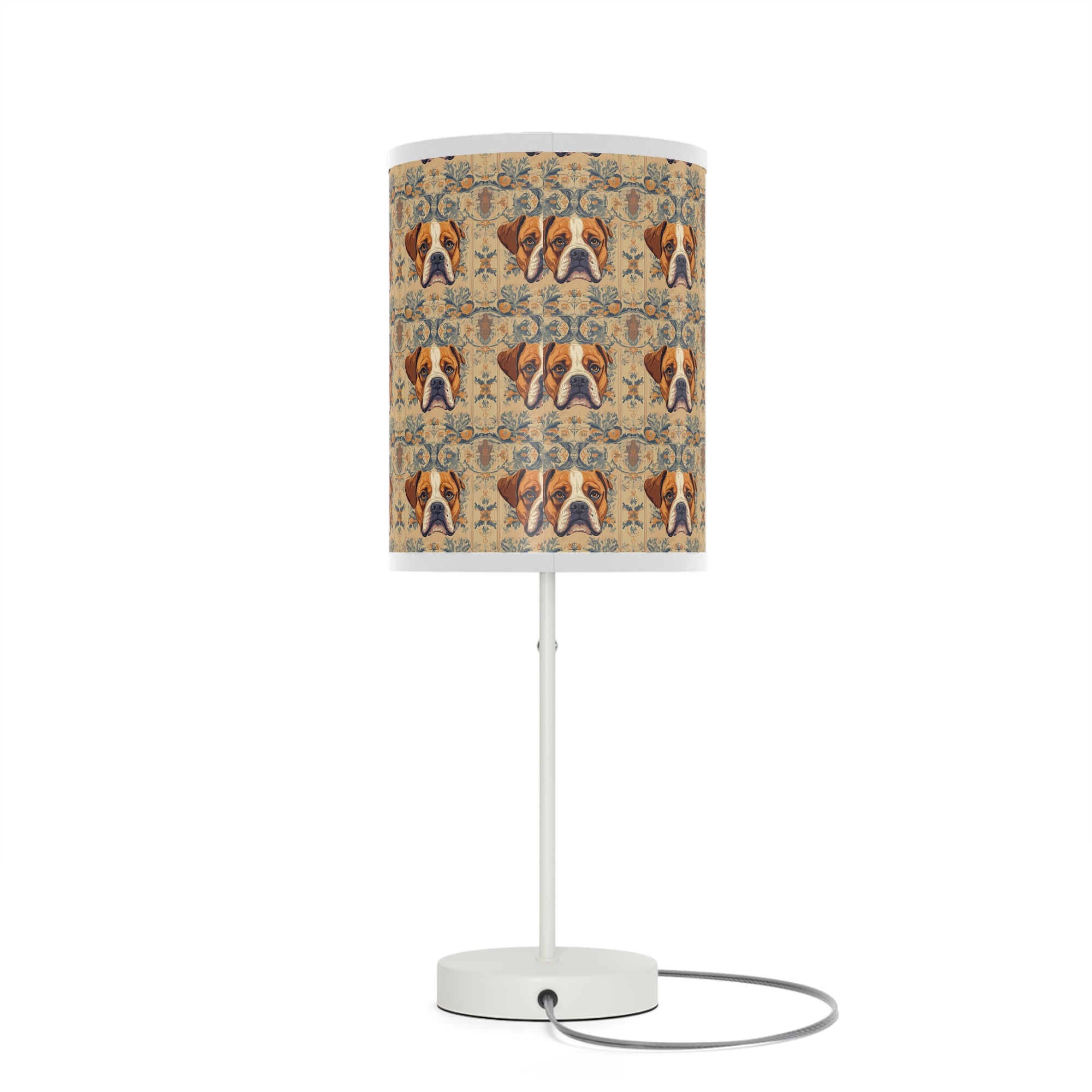 Bowtie Boxer Bliss Lamp on a Stand