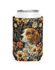 Beagle Blossoms Can Cooler Sleeve