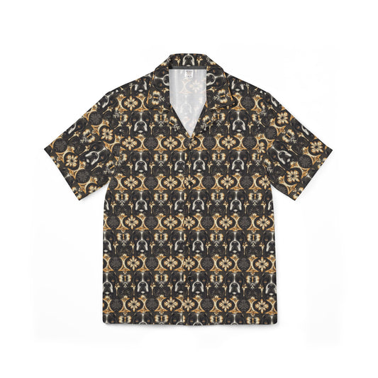 Manor Pup Boxer Royale Men's Hawaiian Camp Shirt