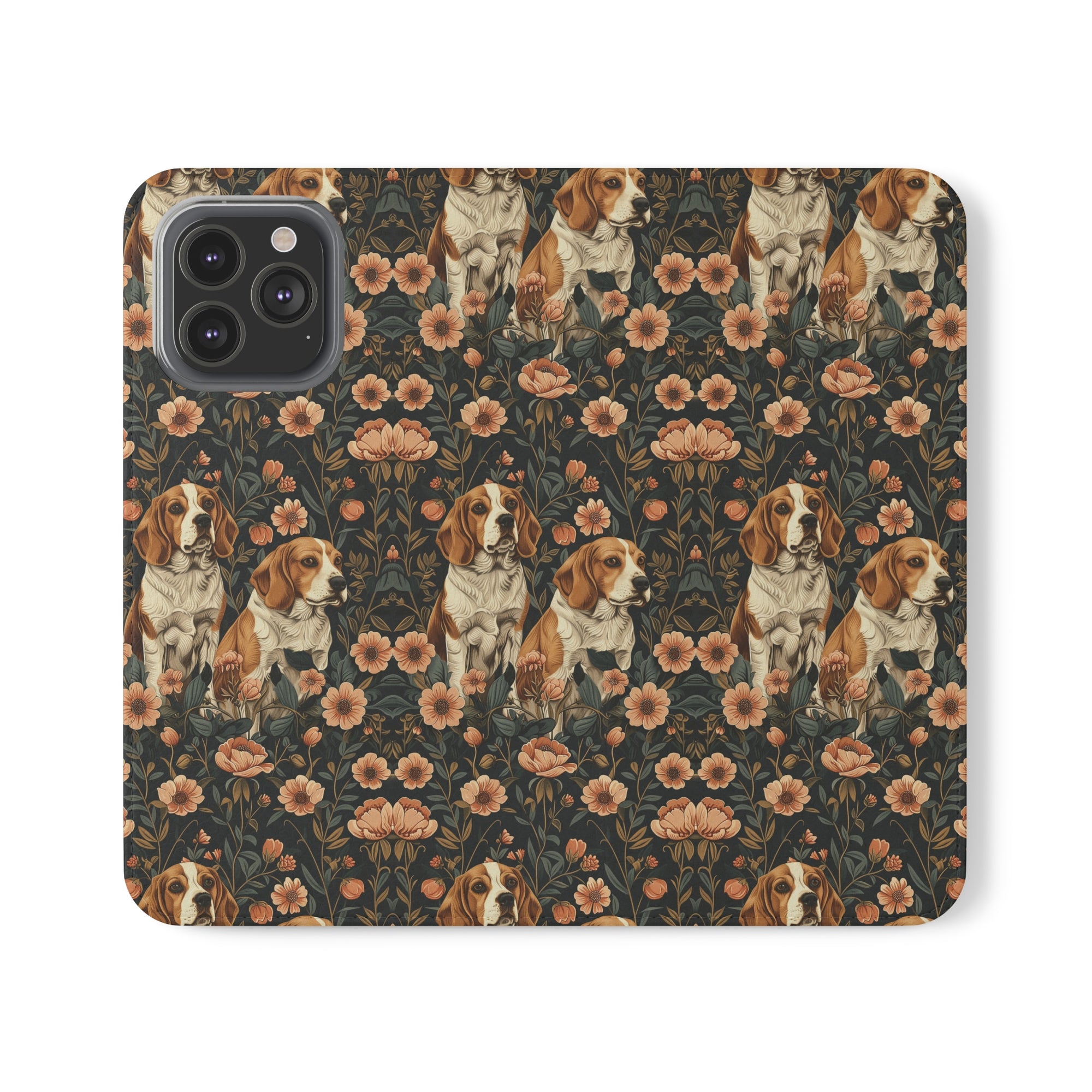 Beagle Blossom Bonanza Flip Cases