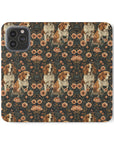 Beagle Blossom Bonanza Flip Cases