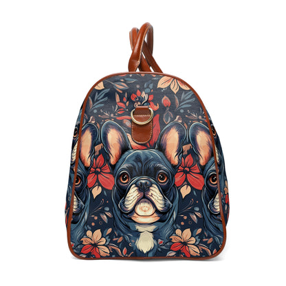 Gothic Rose Bulldog Noir Enchantment Waterproof Travel Bag