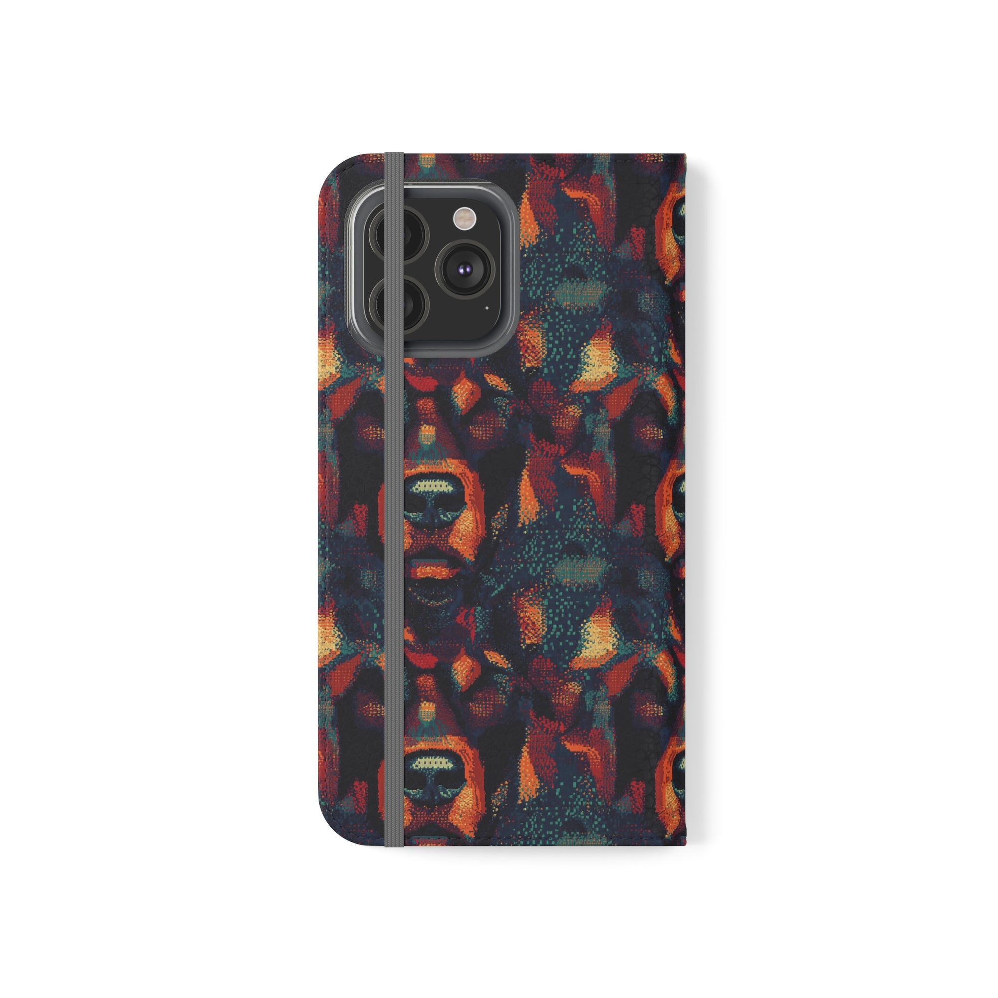 Rustic Rottie Charm Flip Cases