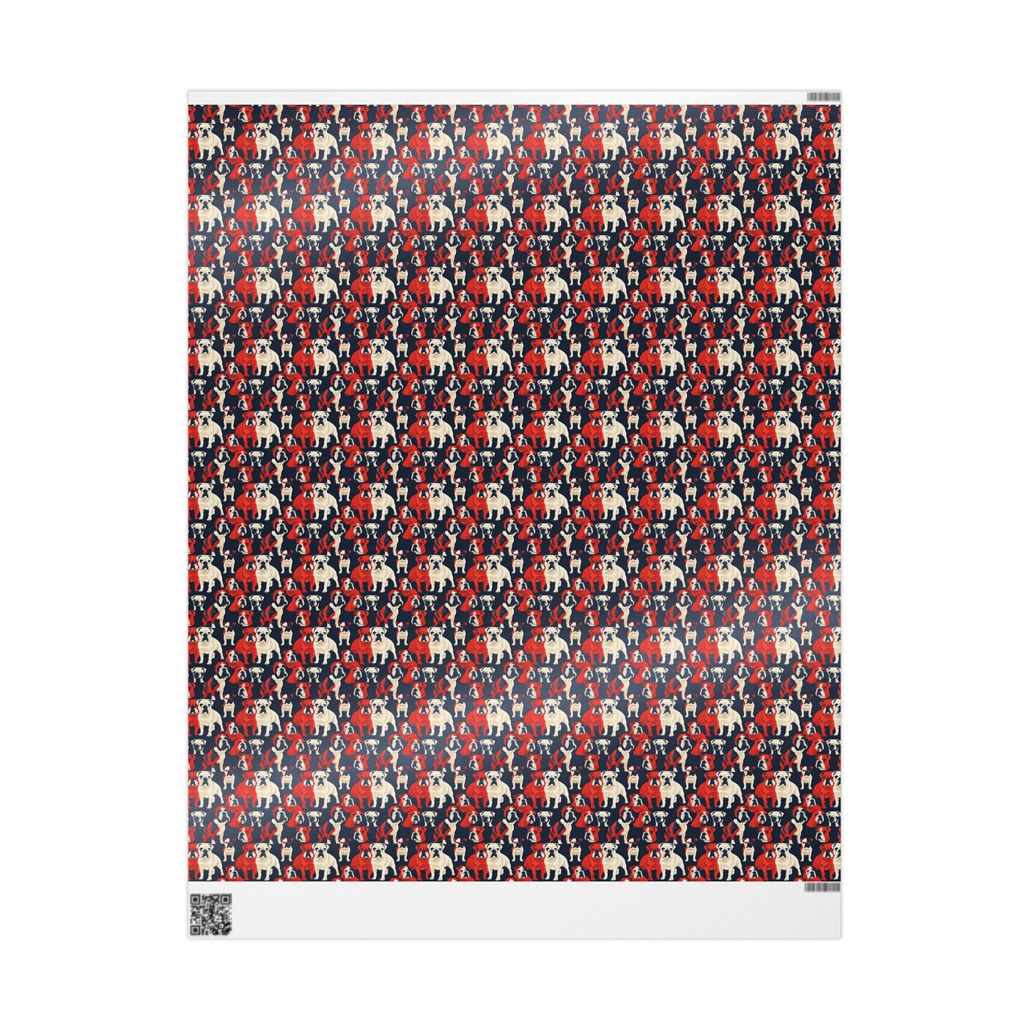 Bulldoggy Bliss Chomper Wrapping Paper