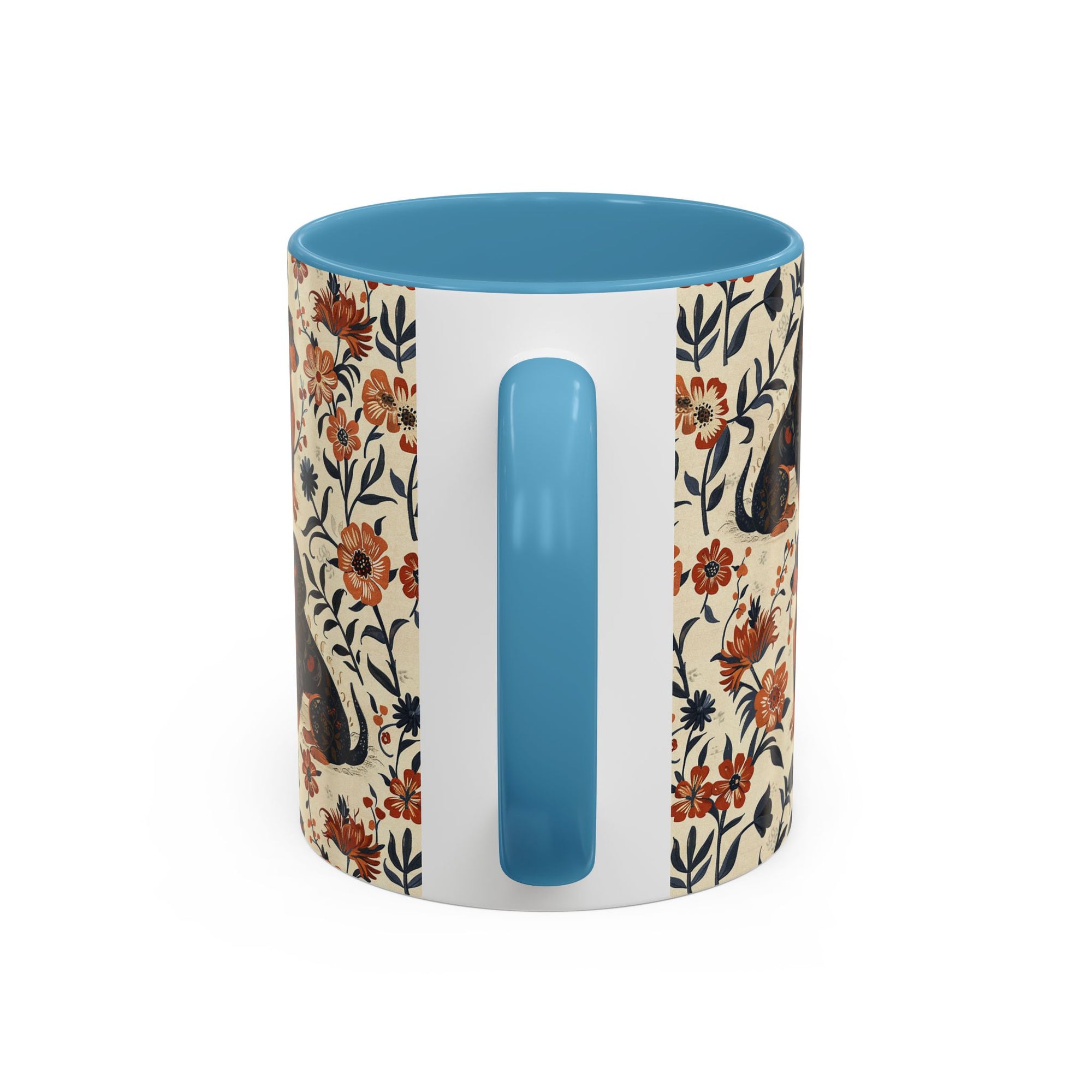 Blossoming Dachshunds Delight Accent Coffee Mug