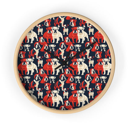 Bulldoggy Bliss Chomper Wall Clock