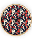 Bulldoggy Bliss Chomper Wall Clock