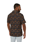 Modern Rottweiler Royalty Men's Hawaiian Camp Shirt